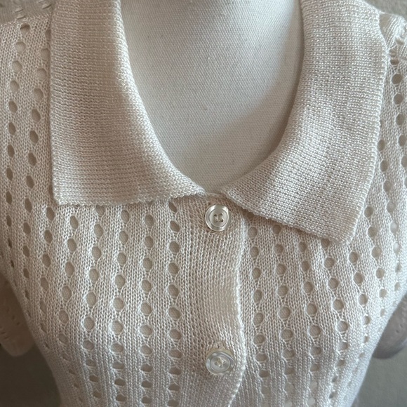 By Design Zena Off White Cardigan Size L - Picture 7 of 7